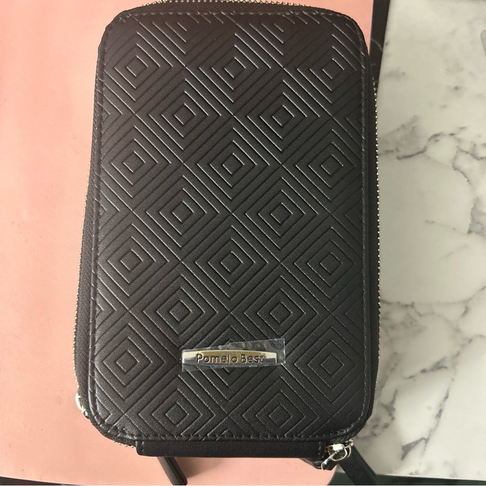 Pomelo Black Crossbody Bag